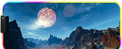 DORRISO RGB herní podložky pod myš XXL