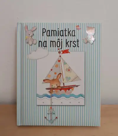 NOVÁ kniha Pamiatka na môj krst křtiny dárek