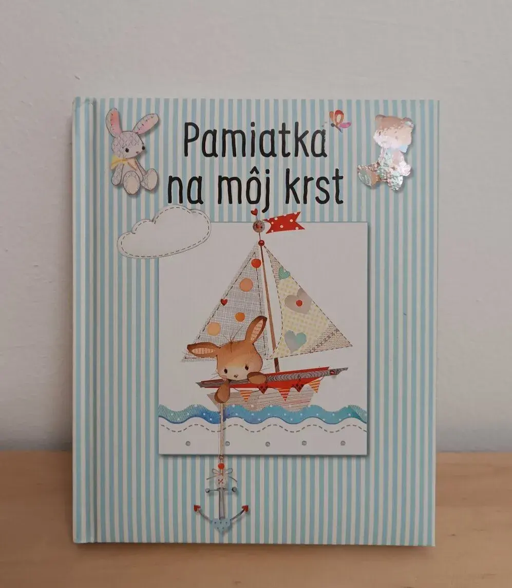 NOVÁ kniha Pamiatka na môj krst křtiny dárek