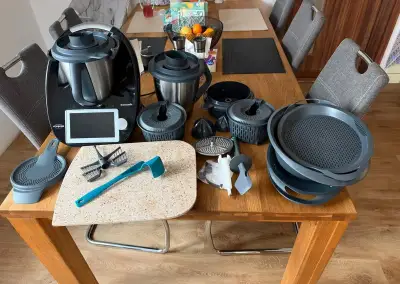 Vorwerk Thermomix TM6– kompletní sada + žulová podložka