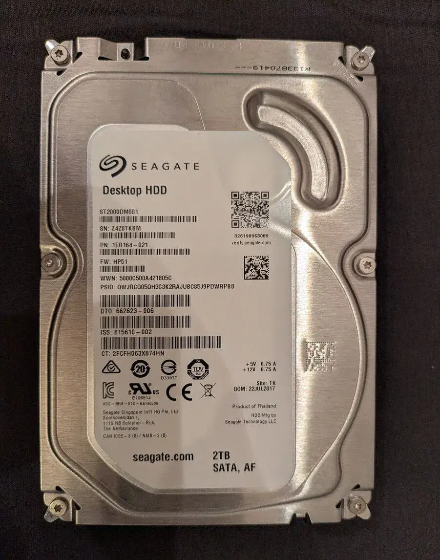 Seagate Barracuda 2TB - ST2000DM001