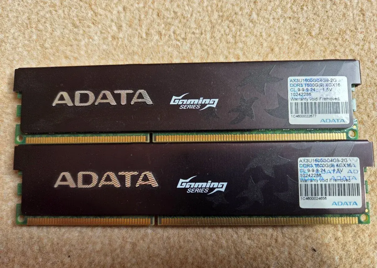 8GB (2x4GB) DDR3 ADATA 1600MHz