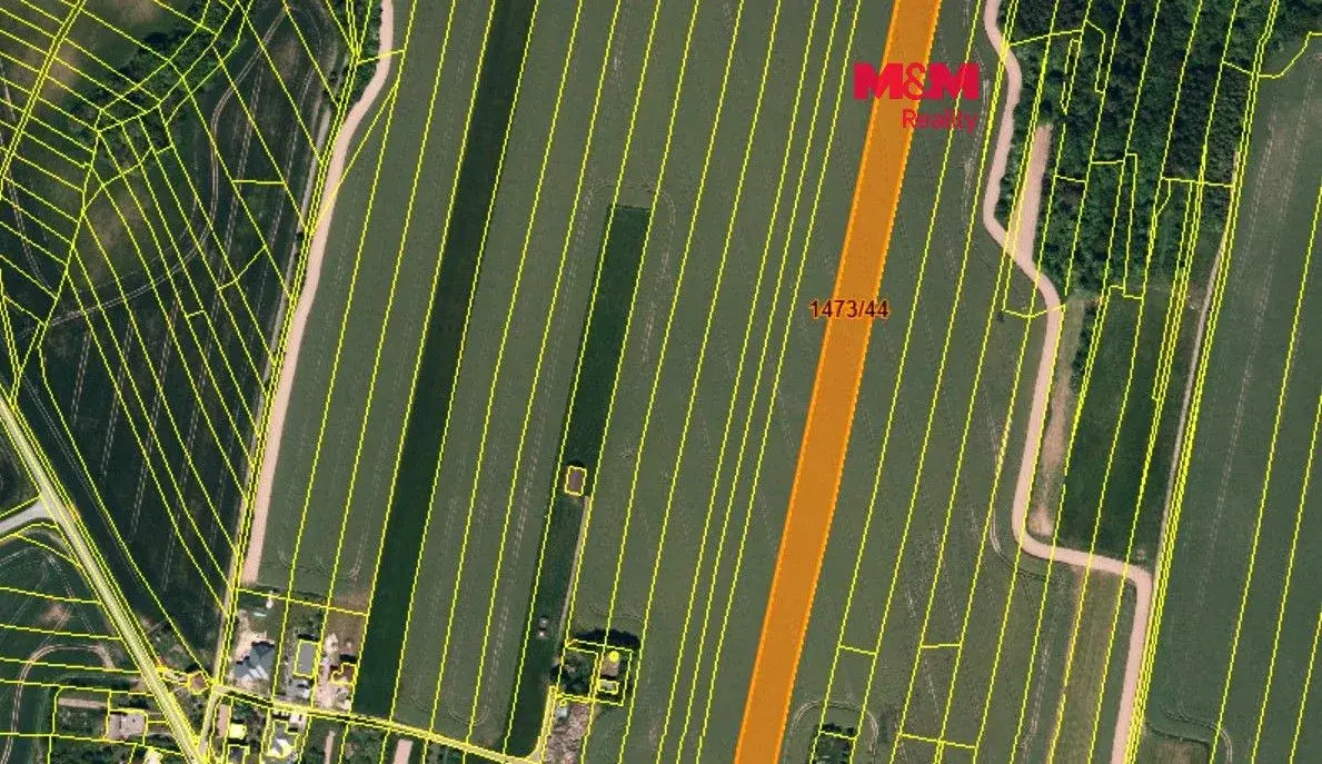 Prodej pole, 1163 m², Tísek