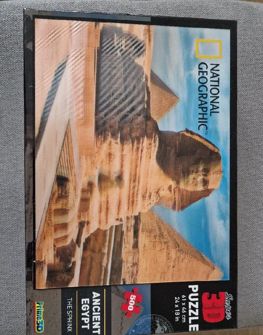 3D puzzle Sfinga 500 nepoužívé