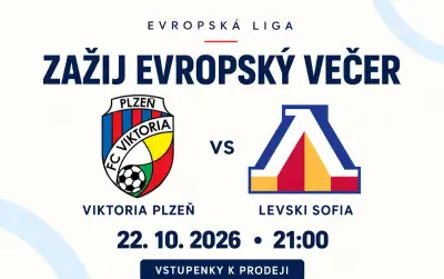 Viktoria Plzeň vs Levski Sofia | 3 vstupenky á 290 Kč