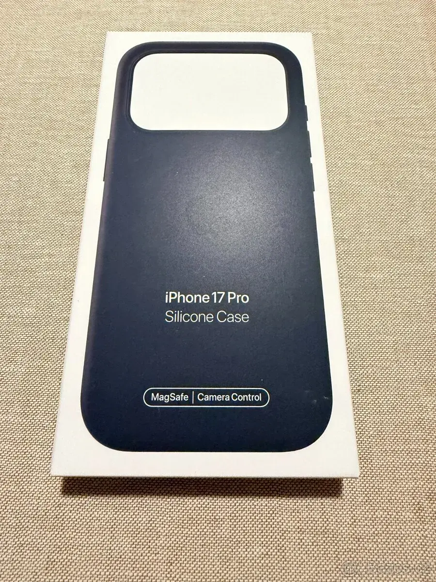 Apple silikonový kryt s MagSafe na iPhone 17 Pro – černý
