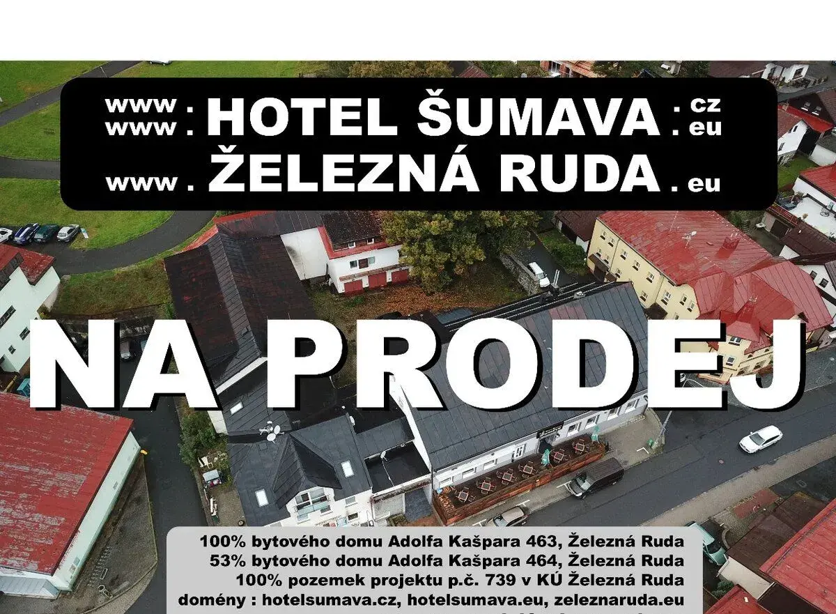 Prodej činžovního domu 353 m² Železná Ruda, A. Kašpara 463