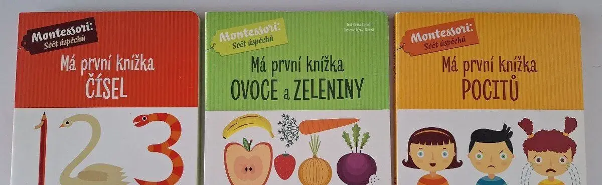 3 rozvojové knihy pro dítě: Montessori svět úspěchů