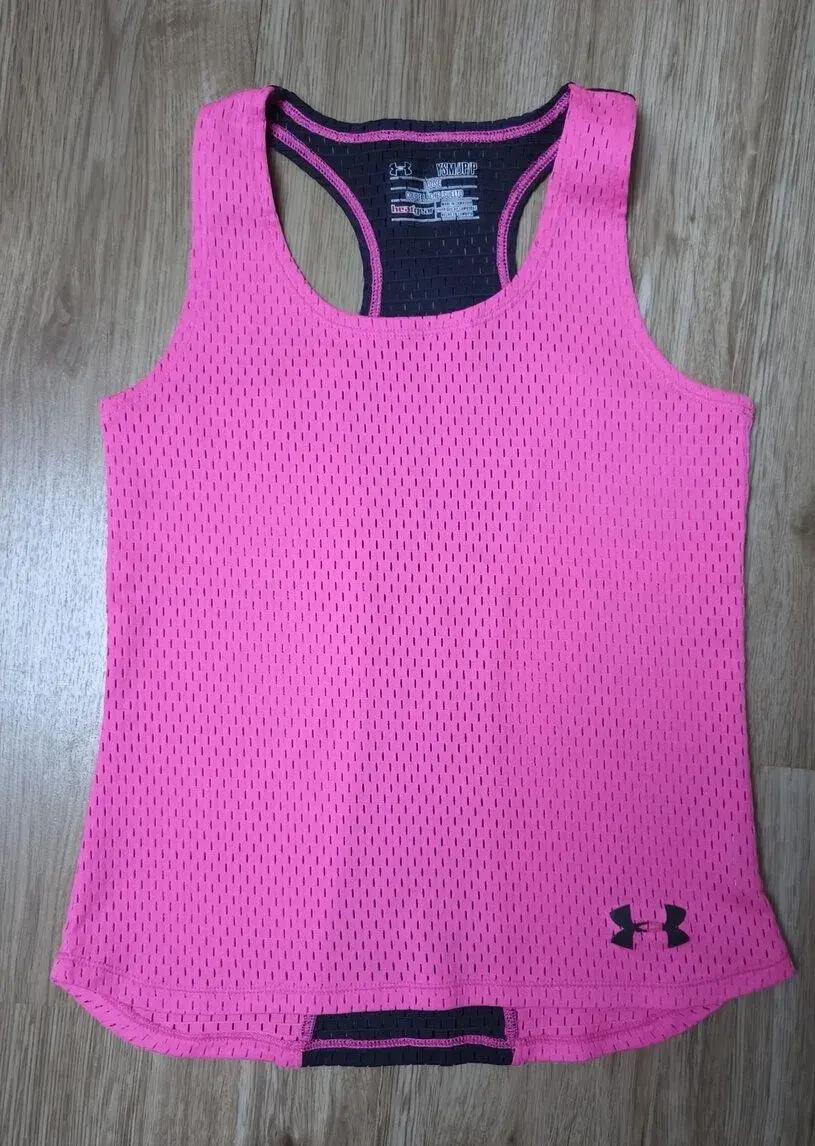 Růžové sportovní tílko od značky Under Armour
