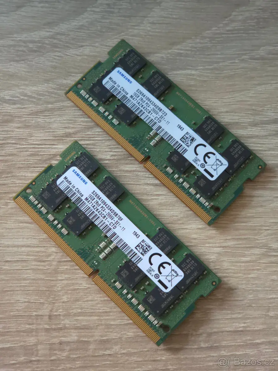 RAM Samsung 2x16 GB DDR4