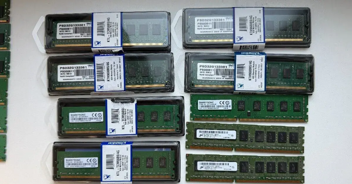RAM DDR3 7x 2GB a 2x 4GB