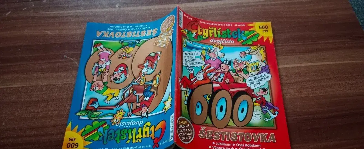 Čtyřlístek č 600. Hezký
