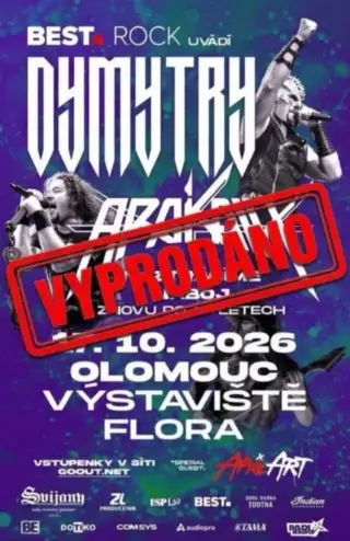 DYMYTRY a ARAKAIN dnes OLOMOUC 17.10.2026.