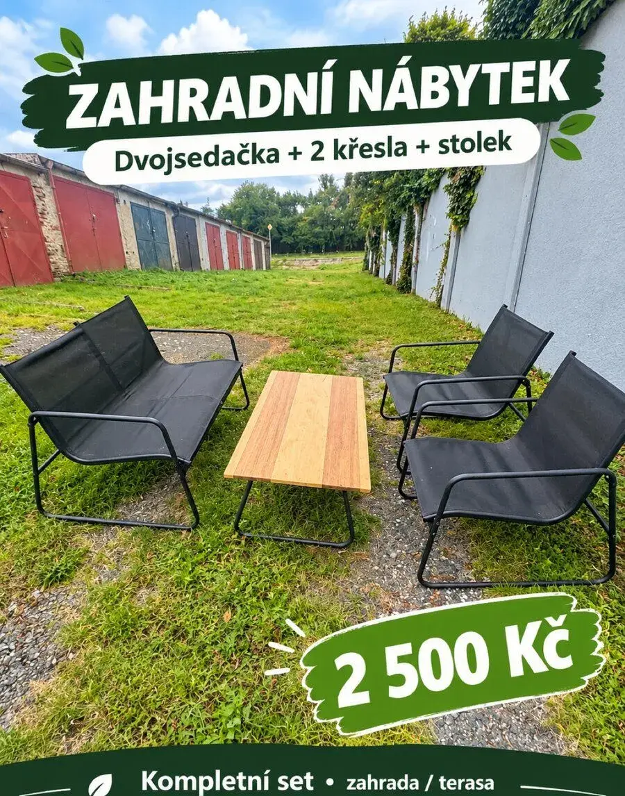 Zahradní nábytek - kompletní set 🌿
