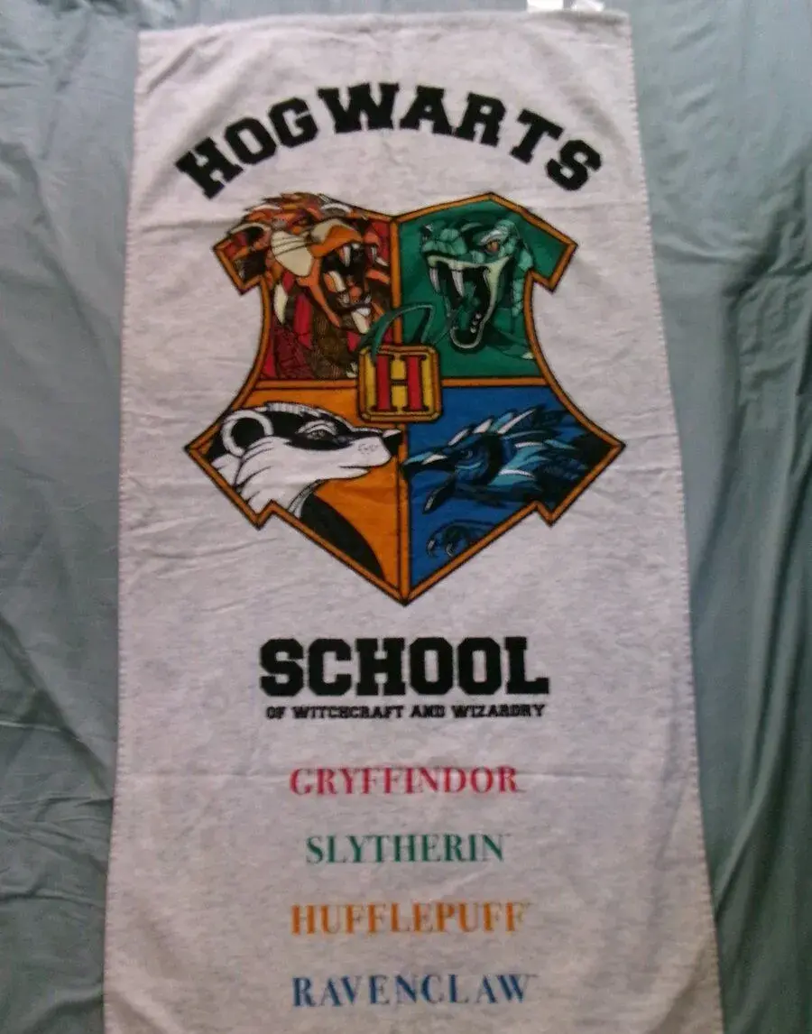 2 dětské osušky Hogwarts School - Harry Potter.