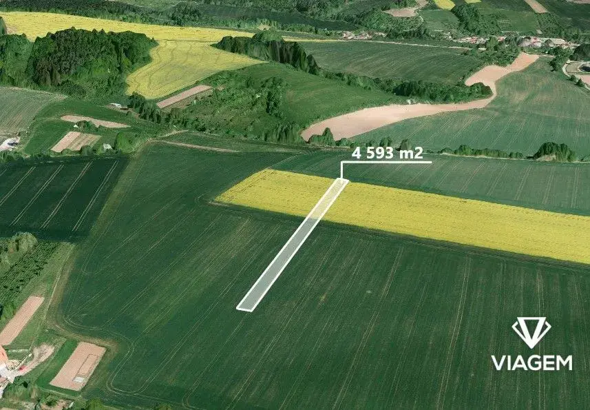 Pole 4 593 m², Podíl 50 % o výměře 2 297 m²