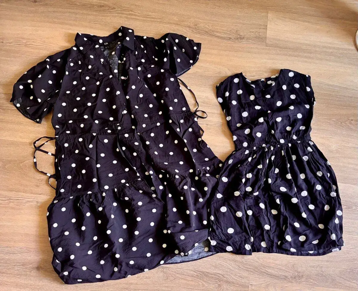 Set šatů matka C&A vel.40 a dcera H&M 9let jako nové