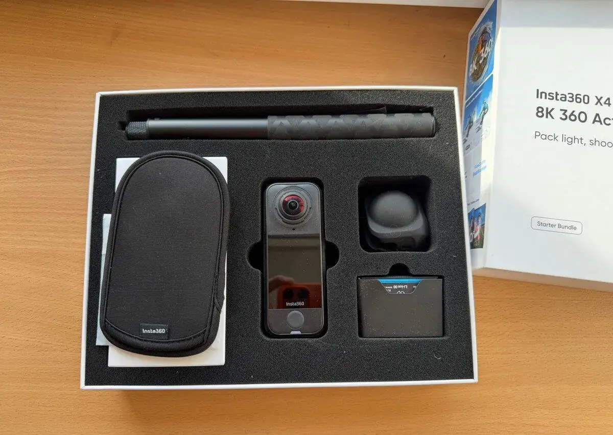 Insta360 X4 Air – 8K 360° kamera, Starter Bundle, jako nová