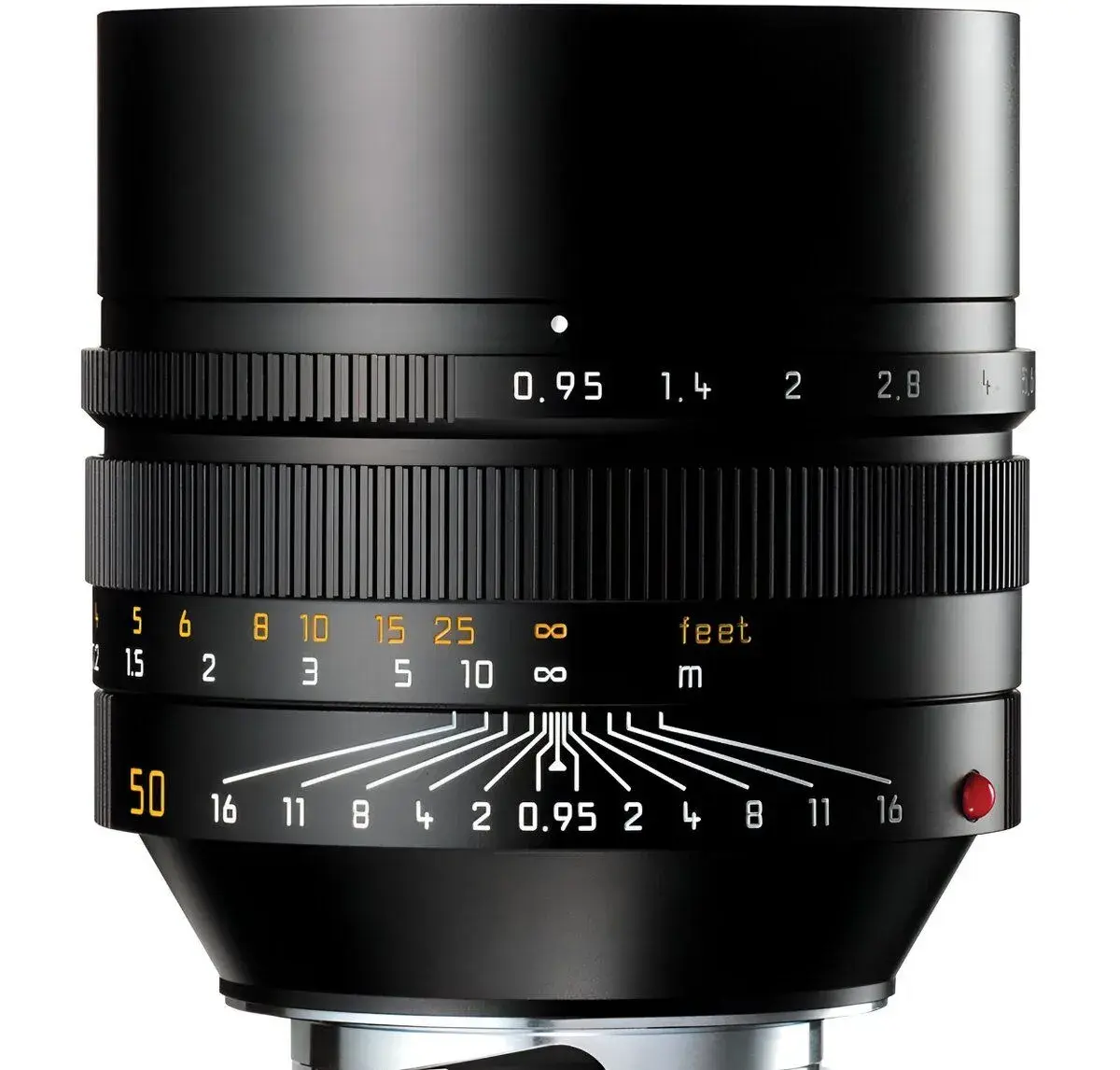LEICA M 50 mm f/0,95 Asph. Noctilux-M černý elox