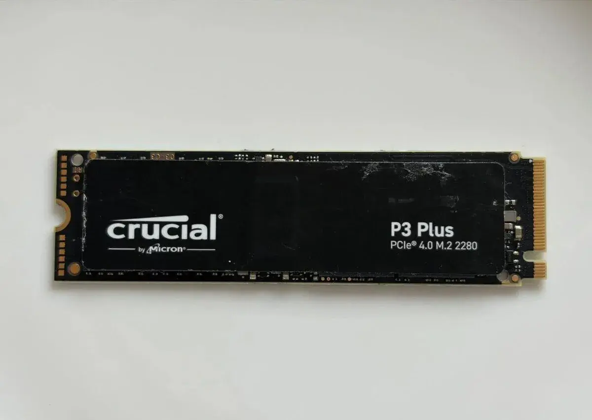 4TB Crucial P3 Plus NVMe M.2 SSD - minimálně používané