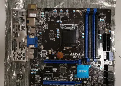 MSI B85M-G43 pre Intel CPU 4gen 1150 socket - nová