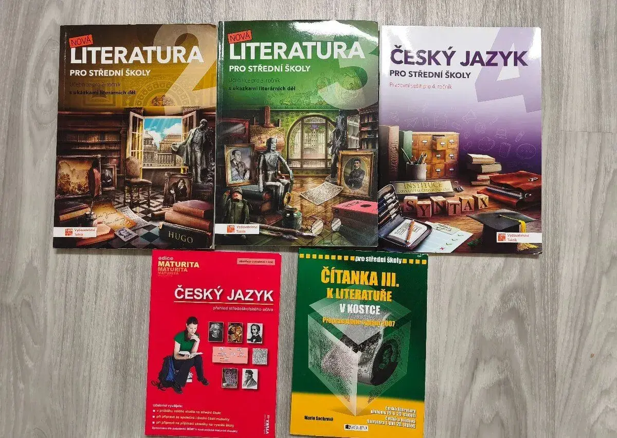Učebnice českého jazyka literatury střední školy