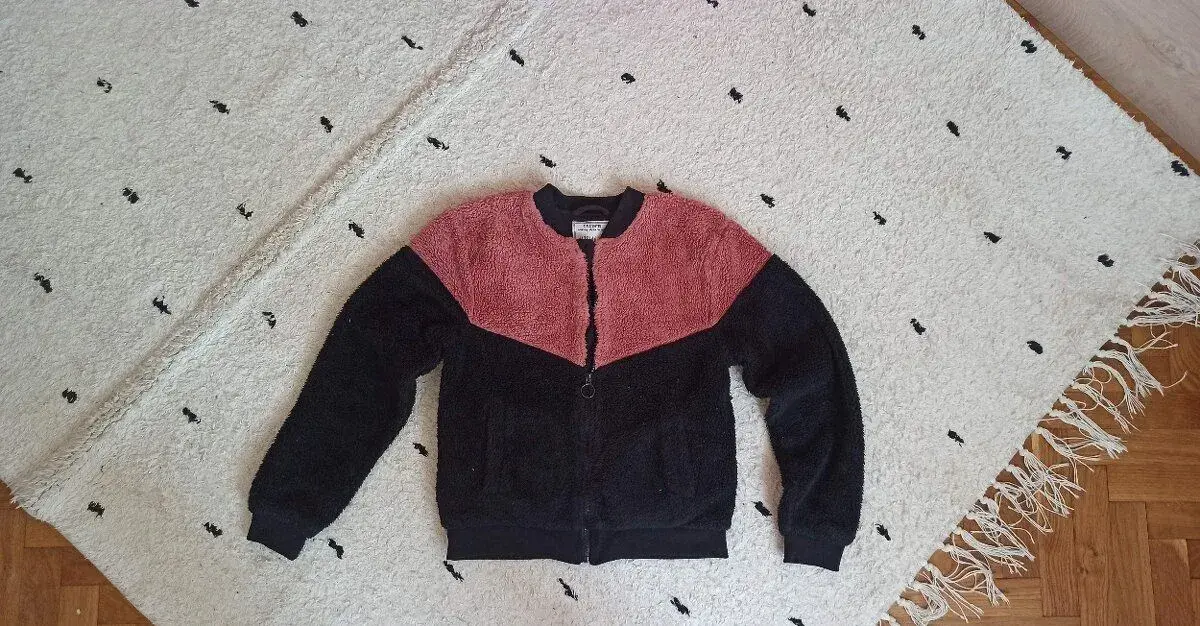 Dívčí bomber mikina - vel. 146/152 - teplá
