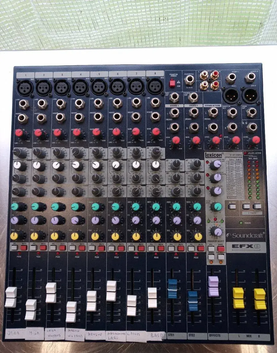 Mixážní pult Soundcraft EFX 8