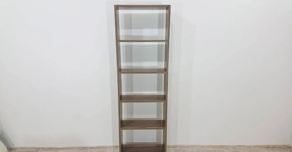 Hnědá knihovna New 160 cm