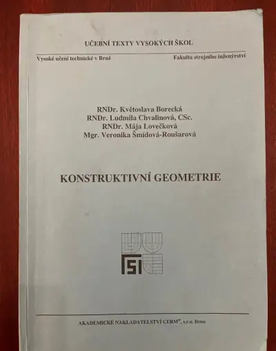 Skripta konstruktivní geometrie VUT