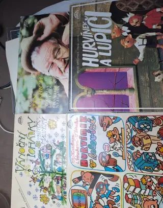 12x vinyl - pohádky - Spejbl, Hurvínek,