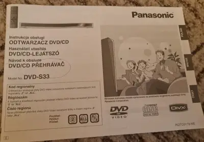Přehrávač Panasonic DVD/CD S33