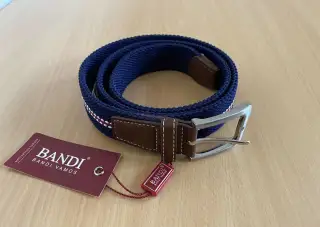 Nový pánský pružný opasek BANDI - L/XL, do purpurové