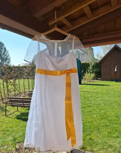 Svatební šaty bílé vel cca 42/44