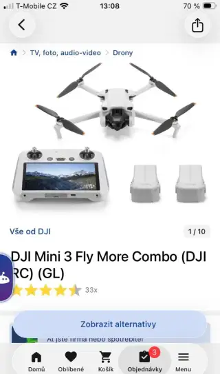 Dron DJI Mini 3 fly more combo