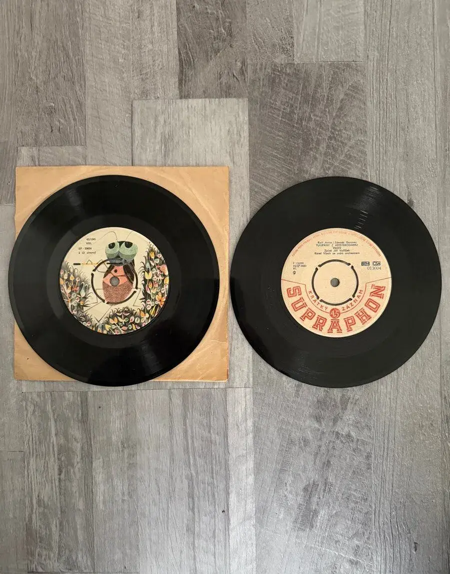 2 x vinyly Supraphon-Zázračná muzika - Modré psaní