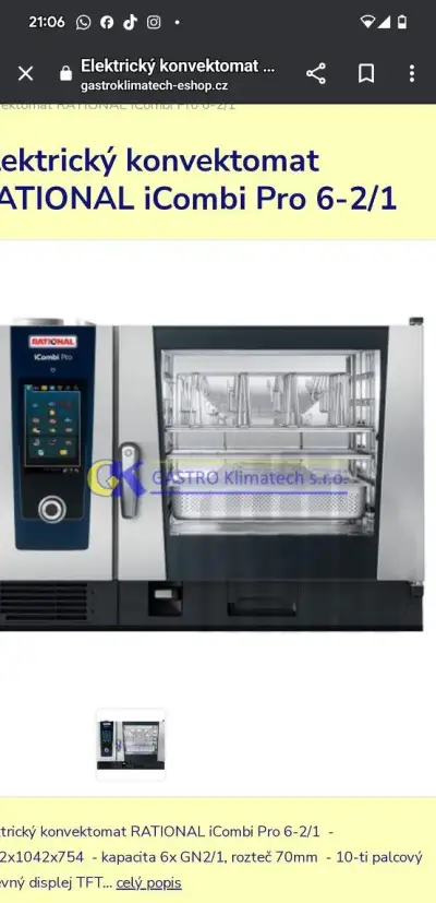Konvektomat Rational iCombi Pro 6