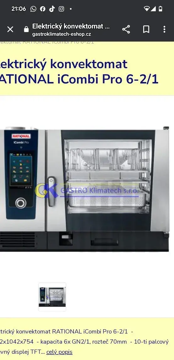 Konvektomat Rational iCombi Pro 6
