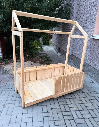 Dětská postel 160x80 dřevěná masiv