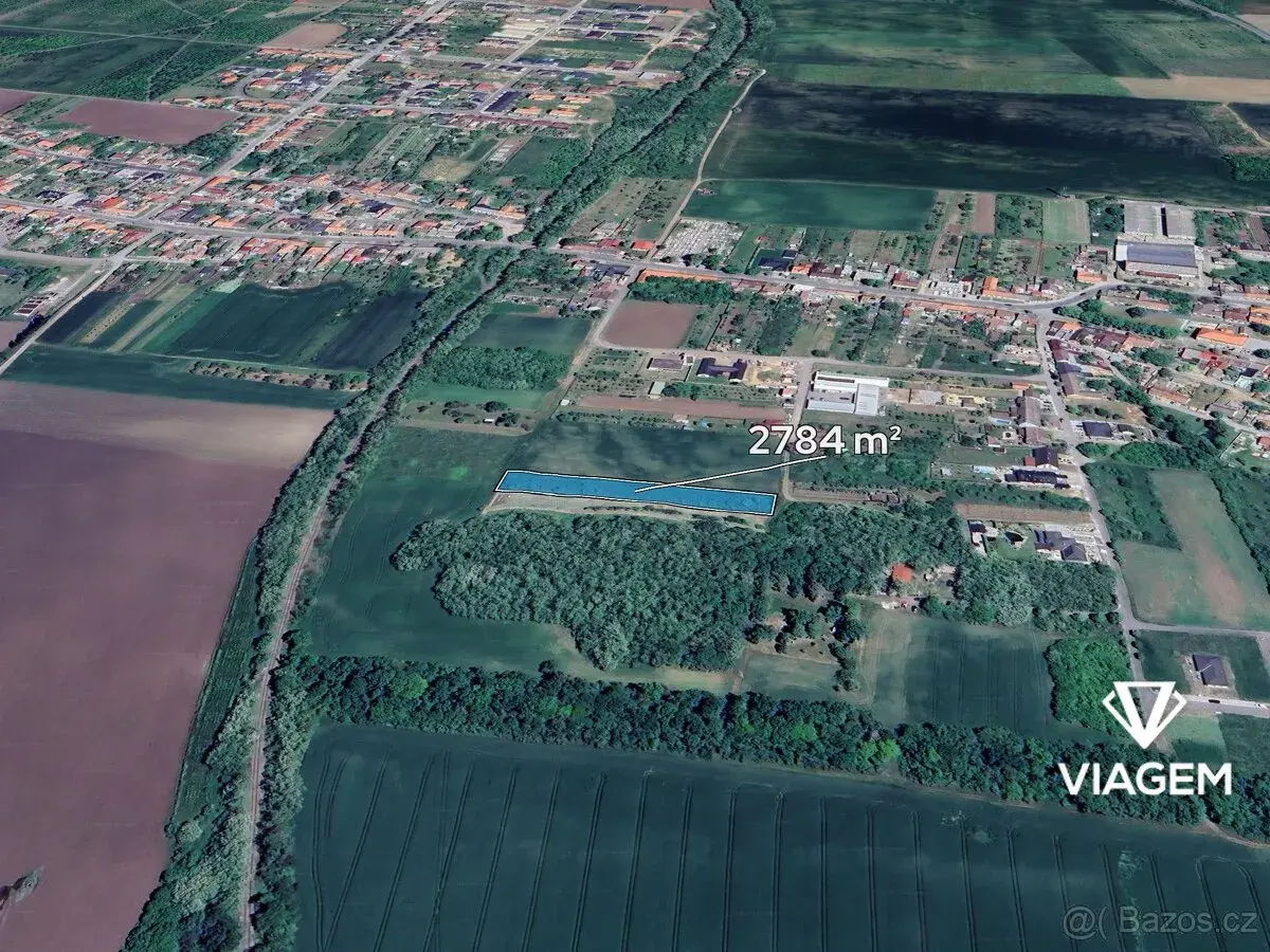 Stavební - bydlení 2 784 m², Podíl 25 % o výměře 696 m²