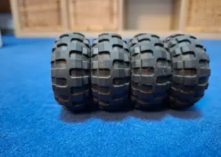 4 lego traktorové pneumatiky