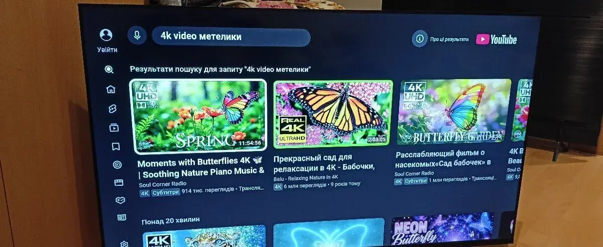TV Led Smart Android 4K, 50 palců úhlopříčka 127 cm
