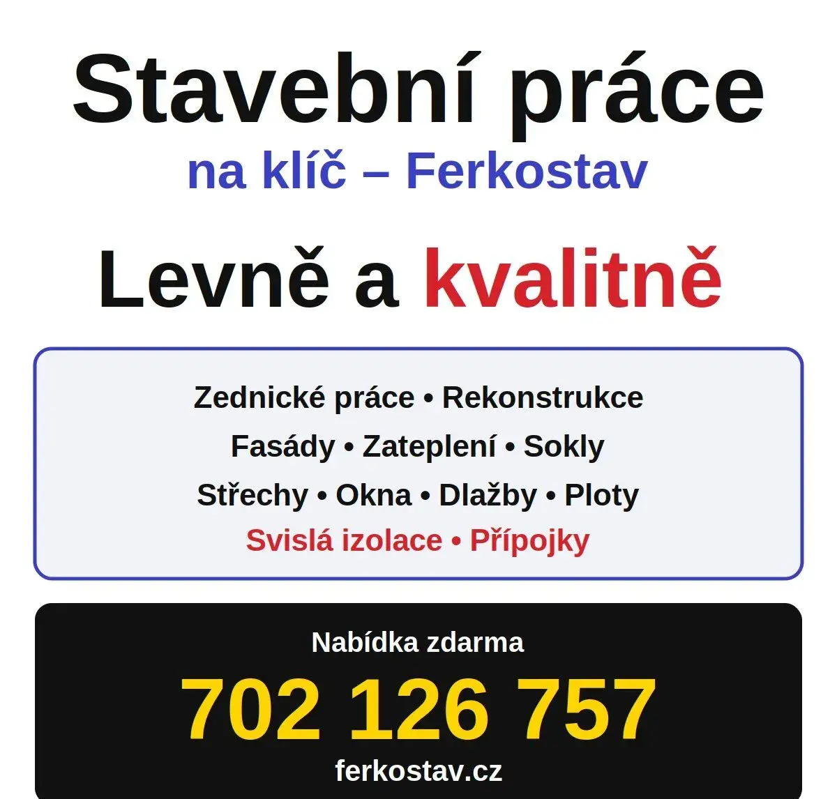 Stavební práce na klíč | sanace vlhkého zdiva, svislá izolac