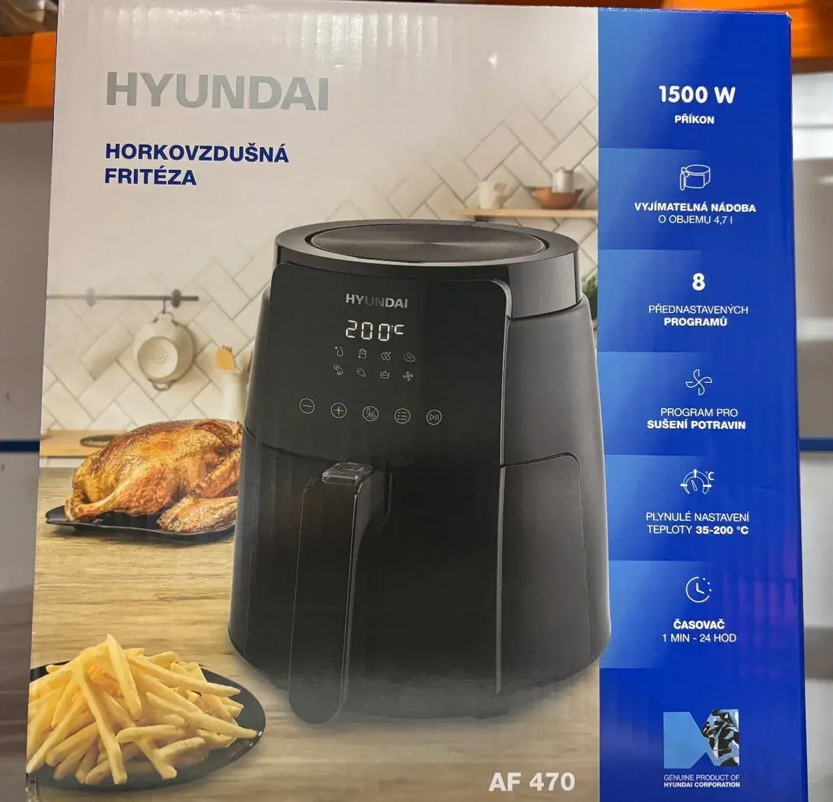 Horkovzdušná friteza Hiundai