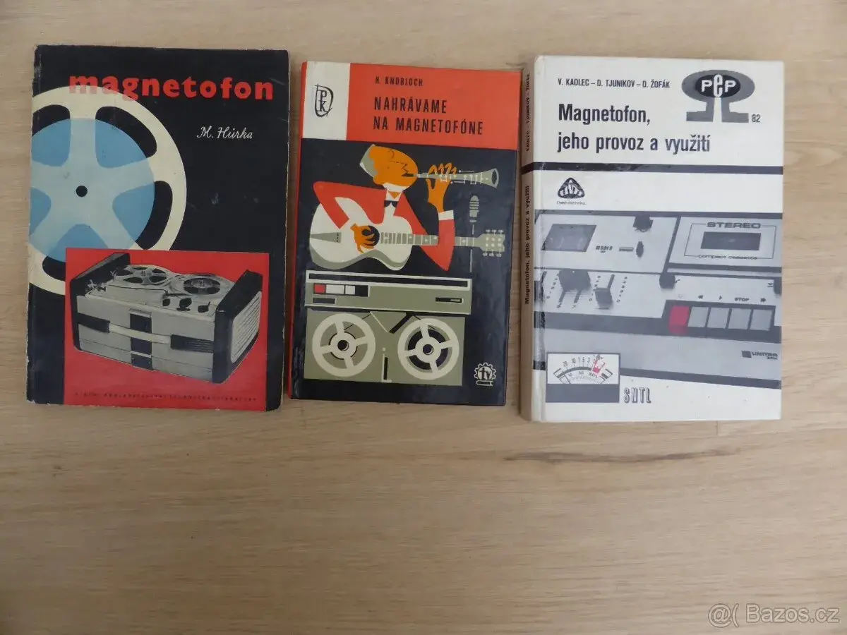 Magnetofony - staré knihy o magnetickém záznamu