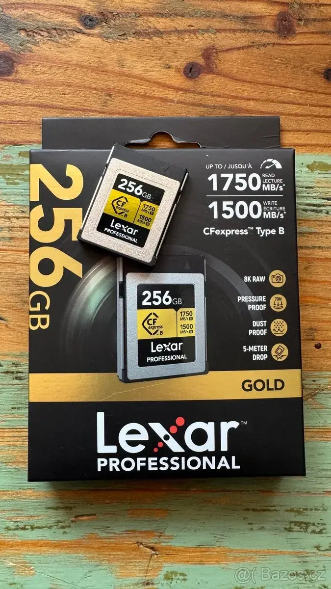 2x pametova karta LEXAR CFExpress PRO GOLD 256GB