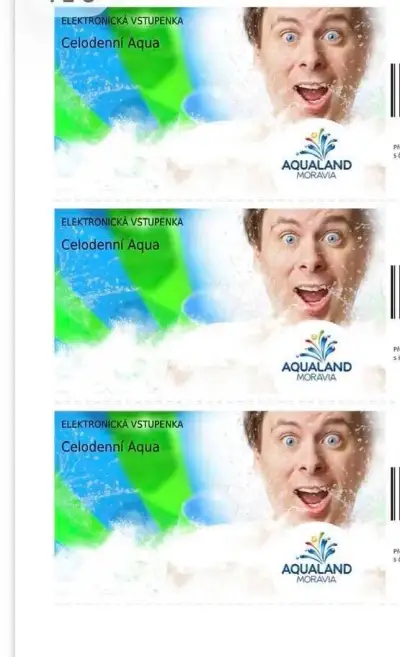 Vstupenky do Aqualand Moravia
