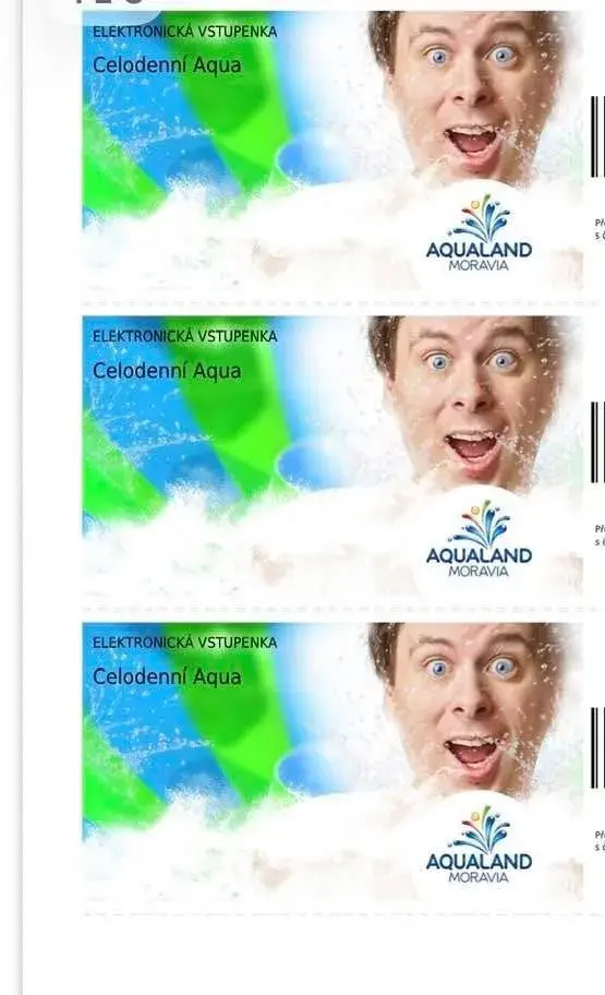 Vstupenky do Aqualand Moravia