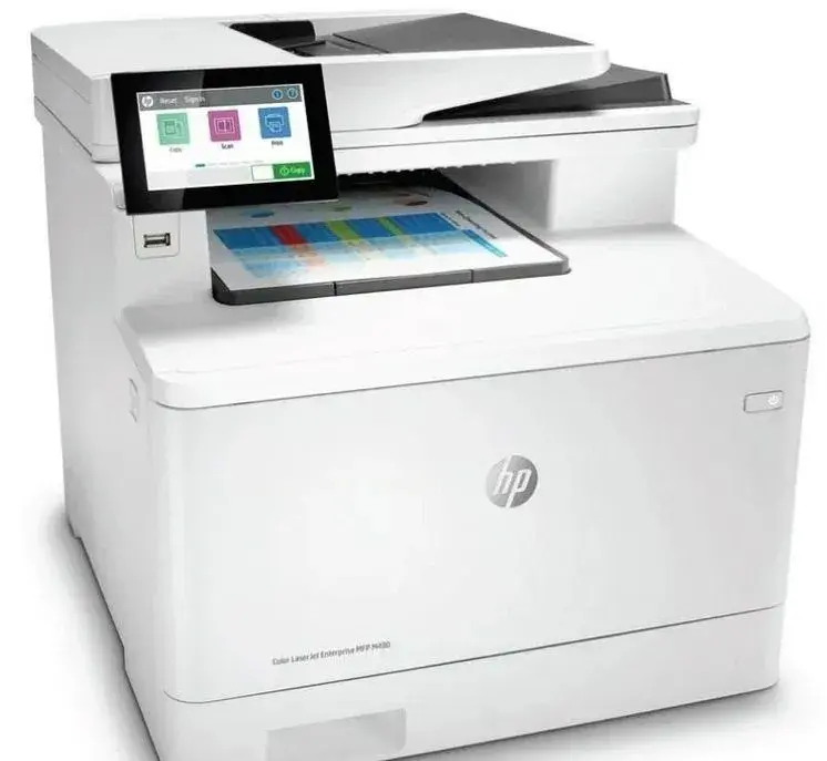 HP Color LaserJet Enterprise MFP M480 s přídavným podavačem
