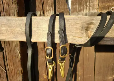 Otěže Bent Branderup + karabiny